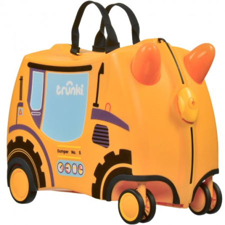 Cosmetice BIO pentru copii - Valiza Trunki Doug - Excavatorul Glide