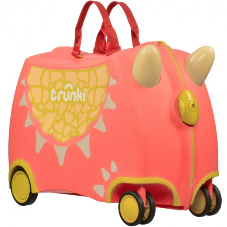 Cosmetice BIO pentru copii - Valiza Trunki Dylan - Dragonul Glide