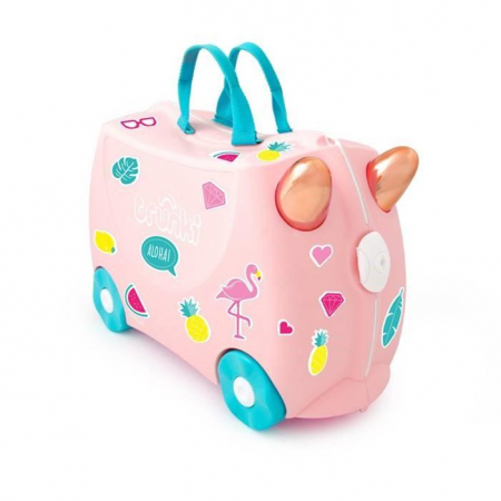 Bagaje pentru copii - Valiza TRUNKI Flossy the Flamingo