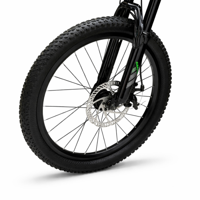 Bicicletă Caraiman, pliabilă, roți 20 inch, cu dublă suspensie, frâne pe disc, verde [6]