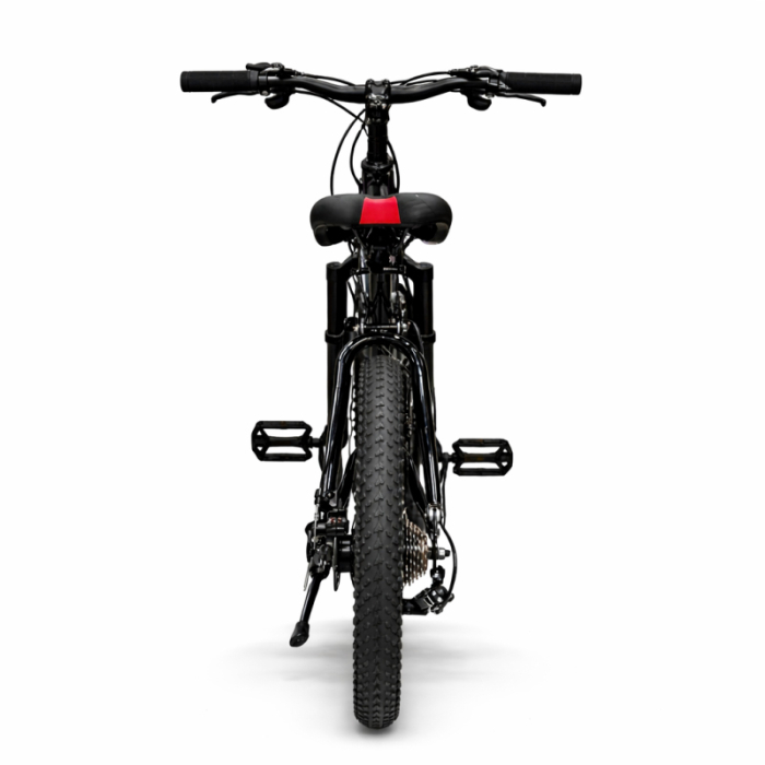 Bicicletă Caraiman, pliabilă, roți 20 inch, cu dublă suspensie, frâne pe disc, roșie [8]
