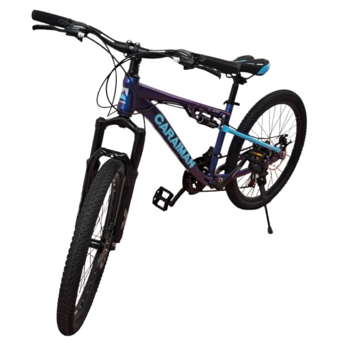 Bicicletă Caraiman, roți 24 sau 26 inch, cu dublă suspensie, frâne pe disc, cameleon, BC80 [3]