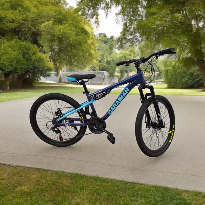 Bicicletă Caraiman, roți 24 sau 26 inch, cu dublă suspensie, frâne pe disc, cameleon, BC80 [6]