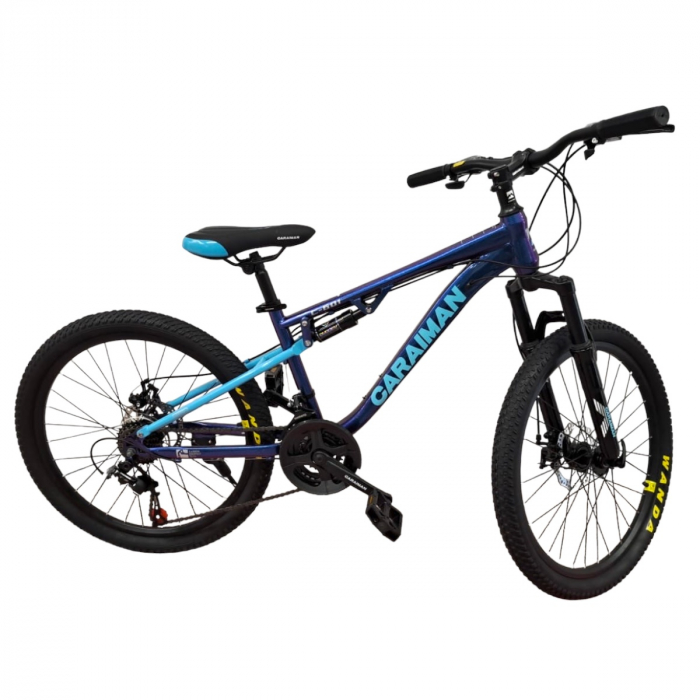 Bicicletă Caraiman, roți 24 sau 26 inch, cu dublă suspensie, frâne pe disc, cameleon, BC80 [4]