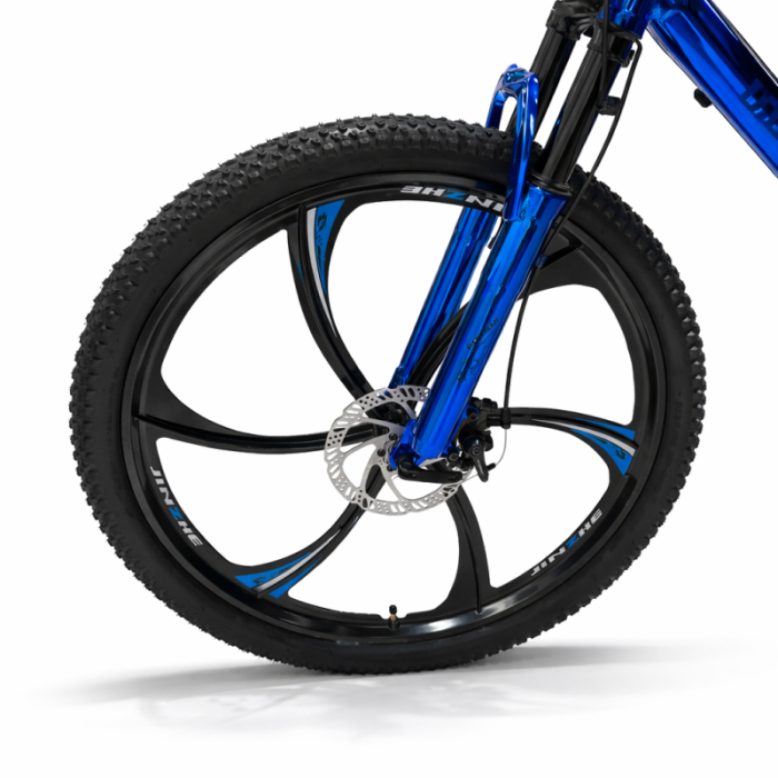 Bicicletă Caraiman, roți 26 inch, cadru oțel, frâne pe disc, bleumarin, BC125 [3]