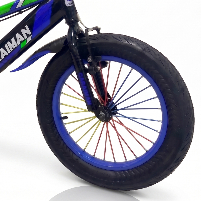 Bicicletă copii Caraiman, roți 18 / 20 inch, cu bidon apă, albastră [4]