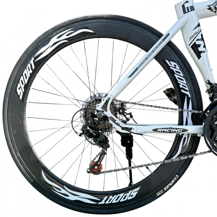 Bicicletă Cursieră New Speed Racing, roți 700C 28 inch, 21 viteze, cadru oțel, frâne pe disc, NS73 [5]