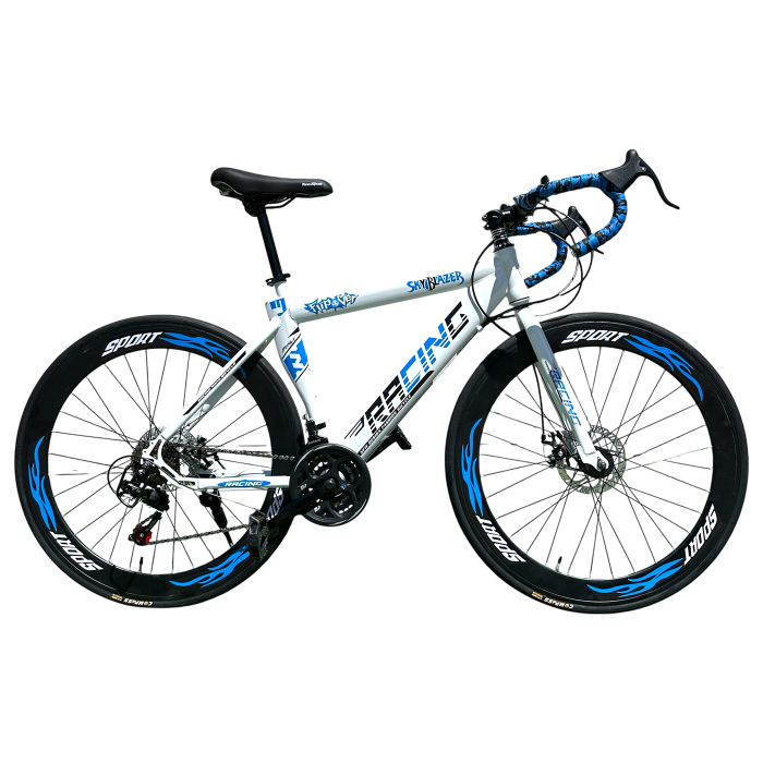 Bicicletă Cursieră New Speed Racing, roți 700C 28 inch, 21 viteze, cadru oțel, frâne pe disc, NS74 [2]