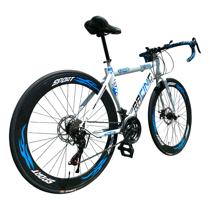 Bicicletă Cursieră New Speed Racing, roți 700C 28 inch, 21 viteze, cadru oțel, frâne pe disc, NS74 [3]