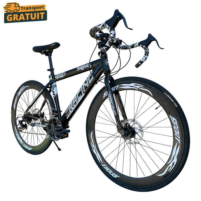 Bicicletă Cursieră New Speed Racing, roți 700C 28 inch, 21 viteze, cadru oțel, frâne pe disc, NS75 [1]