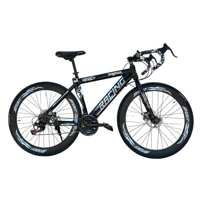 Bicicletă Cursieră New Speed Racing, roți 700C 28 inch, 21 viteze, cadru oțel, frâne pe disc, NS75 [2]