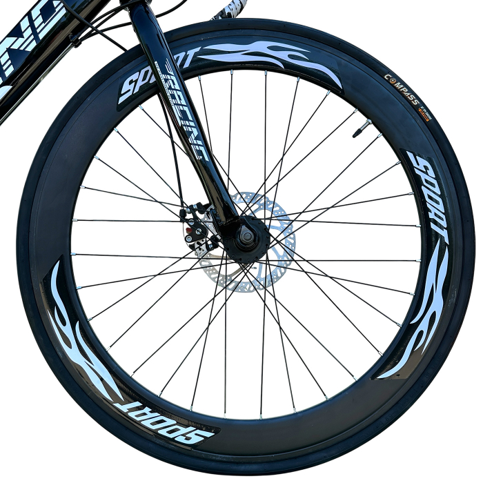 Bicicletă Cursieră New Speed Racing, roți 700C 28 inch, 21 viteze, cadru oțel, frâne pe disc, NS75 [4]
