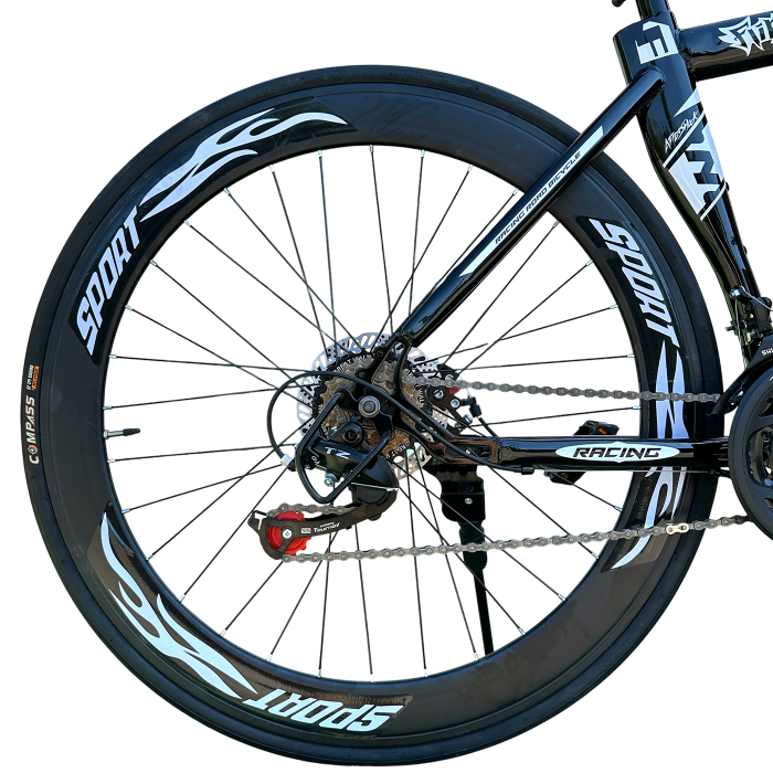 Bicicletă Cursieră New Speed Racing, roți 700C 28 inch, 21 viteze, cadru oțel, frâne pe disc, NS75 [5]