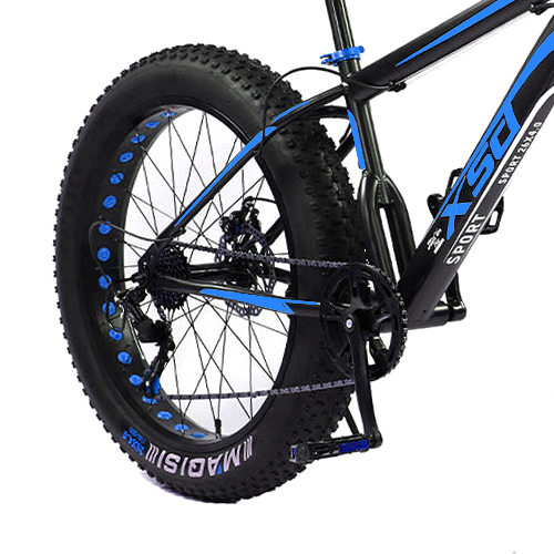Bicicletă FatBike New Speed, roți 26 inch, 21 viteze, cadru oțel, frâne pe disc, NS78 [4]