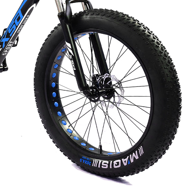 Bicicletă FatBike New Speed, roți 26 inch, 21 viteze, cadru oțel, frâne pe disc, NS78 [3]