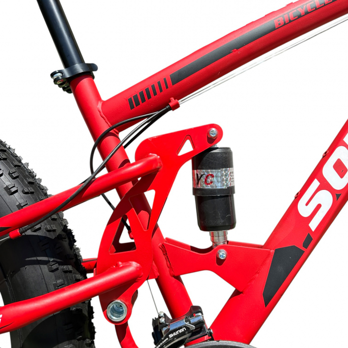 Bicicletă FatBike New Speed, roți 26 inch, 21 viteze, cadru oțel, frâne pe disc, NS79 [6]
