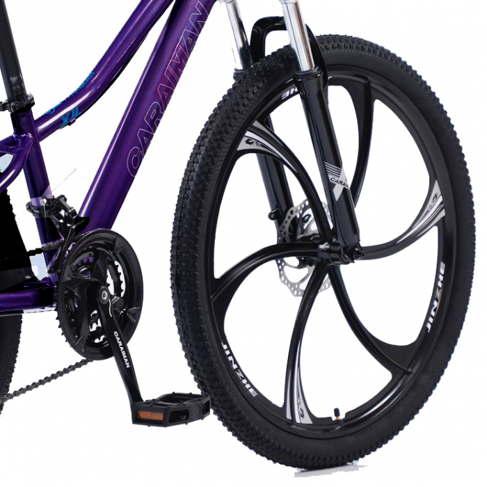 Bicicletă Fuger by Caraiman, roți 26 inch, cadru oțel, frâne pe disc, cameleon, BC58 [4]