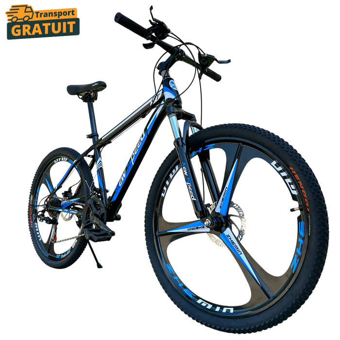 Bicicletă MTB New Speed, roți 24 sau 26 inch, 21 viteze, cadru oțel, frâne pe disc, NS51 [1]