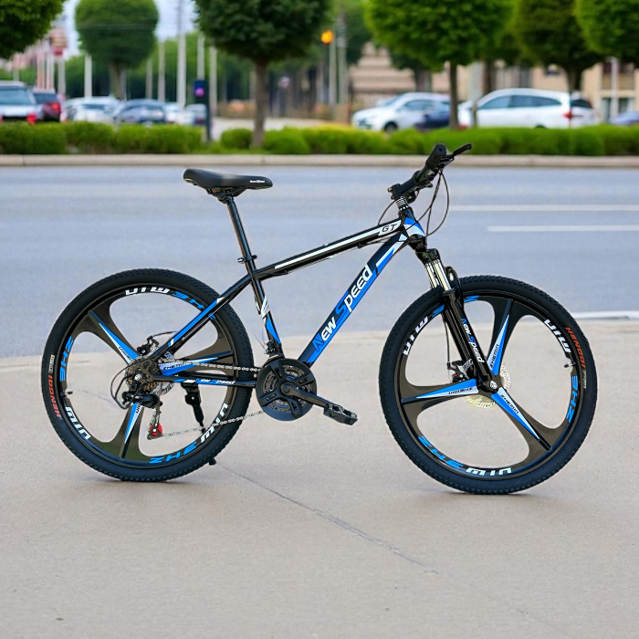 Bicicletă MTB New Speed, roți 24 sau 26 inch, 21 viteze, cadru oțel, frâne pe disc, NS51 [9]