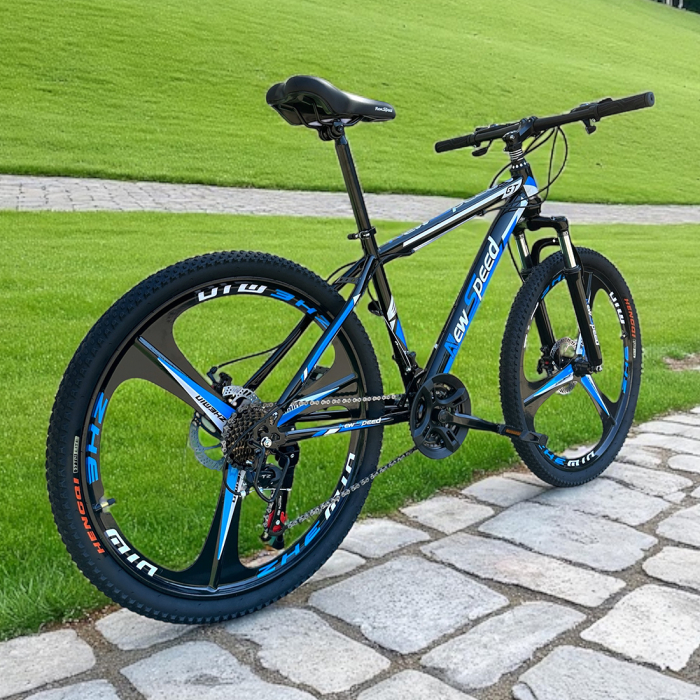Bicicletă MTB New Speed, roți 24 sau 26 inch, 21 viteze, cadru oțel, frâne pe disc, NS51 [10]