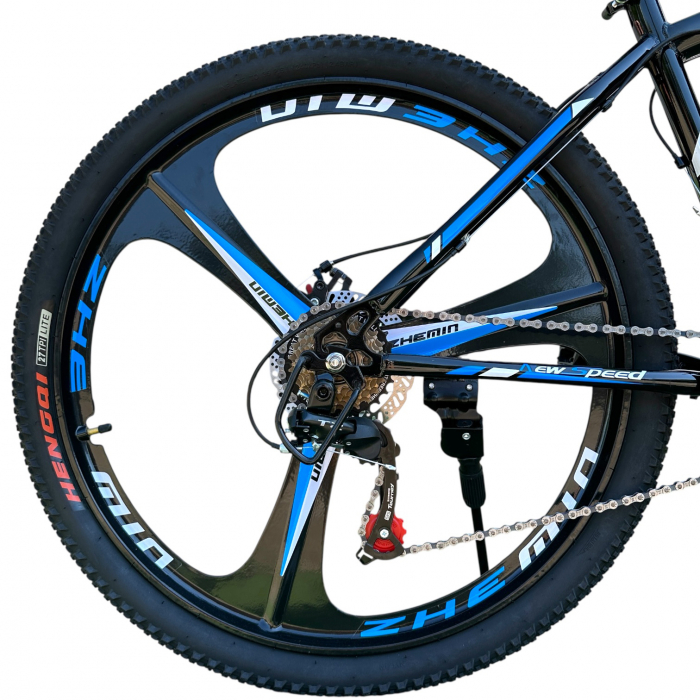 Bicicletă MTB New Speed, roți 24 sau 26 inch, 21 viteze, cadru oțel, frâne pe disc, NS51 [5]