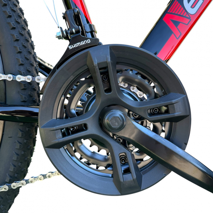 Bicicletă MTB New Speed, roți 24 sau 26 inch, 21 viteze, cadru oțel, frâne pe disc, NS53 [6]