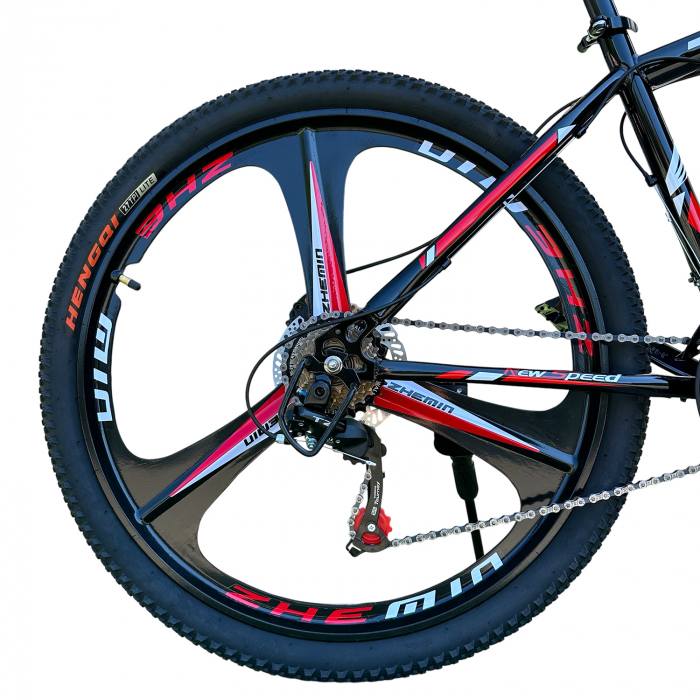 Bicicletă MTB New Speed, roți 24 sau 26 inch, 21 viteze, cadru oțel, frâne pe disc, NS53 [5]