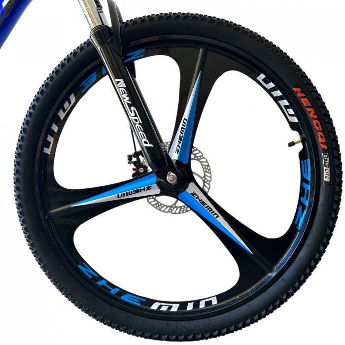 Bicicletă MTB New Speed, roți 24 sau 26 inch, 21 viteze, cadru oțel, frâne pe disc, NS55 [4]
