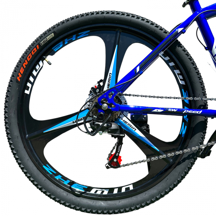 Bicicletă MTB New Speed, roți 24 sau 26 inch, 21 viteze, cadru oțel, frâne pe disc, NS55 [5]