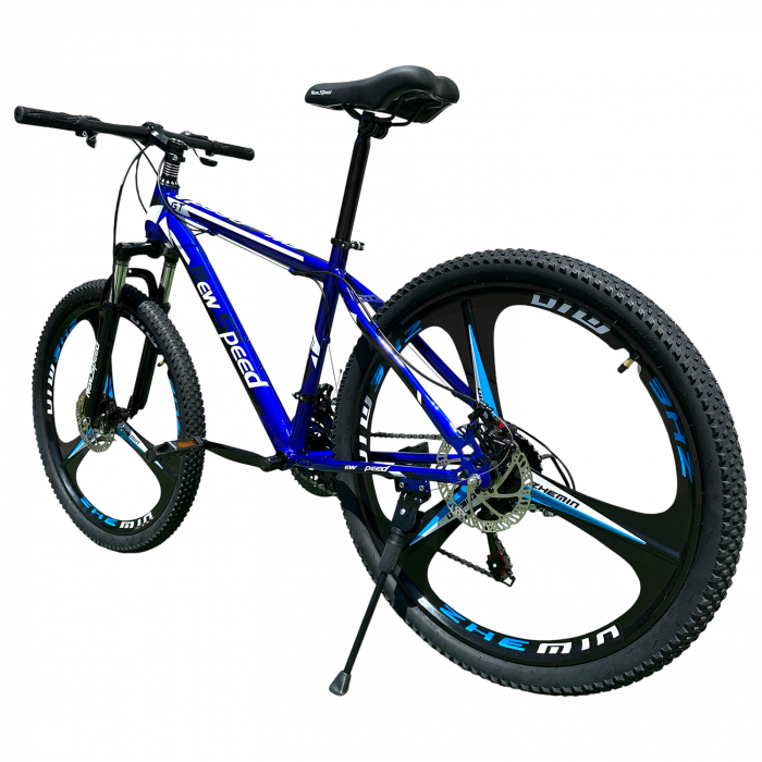 Bicicletă MTB New Speed, roți 24 sau 26 inch, 21 viteze, cadru oțel, frâne pe disc, NS55 [6]