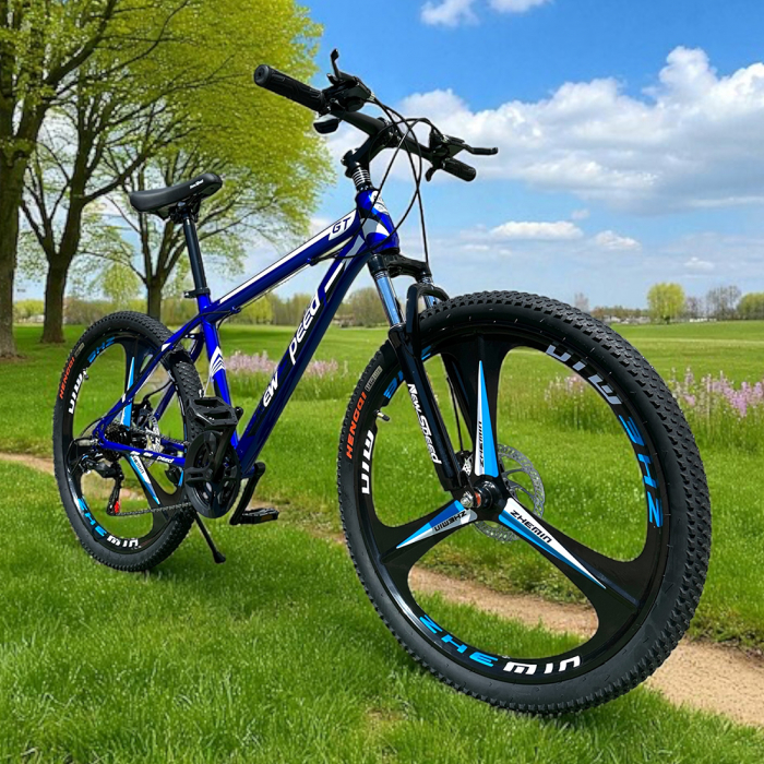 Bicicletă MTB New Speed, roți 24 sau 26 inch, 21 viteze, cadru oțel, frâne pe disc, NS55 [7]