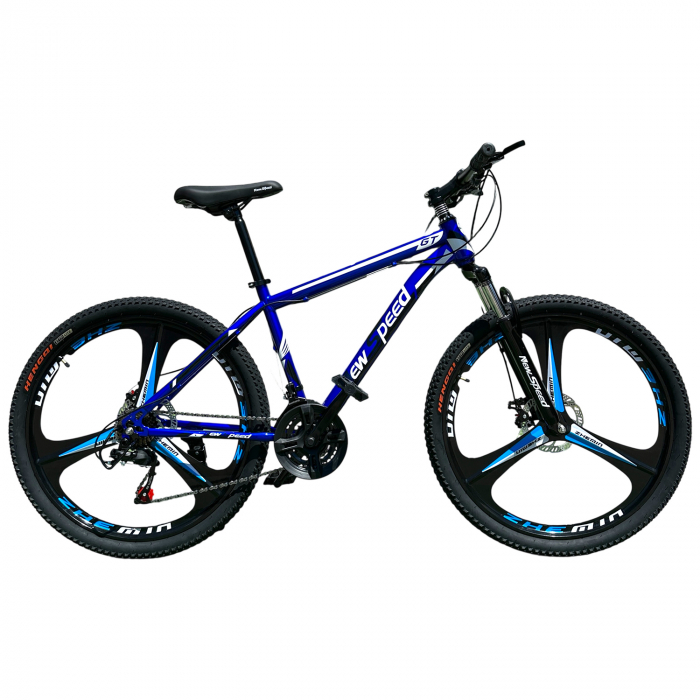 Bicicletă MTB New Speed, roți 24 sau 26 inch, 21 viteze, cadru oțel, frâne pe disc, NS55 [2]