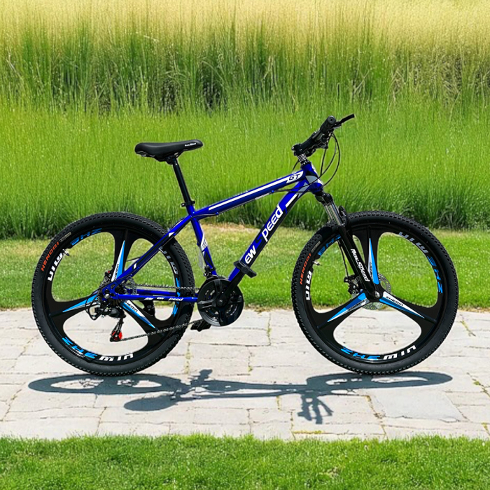 Bicicletă MTB New Speed, roți 24 sau 26 inch, 21 viteze, cadru oțel, frâne pe disc, NS55 [8]
