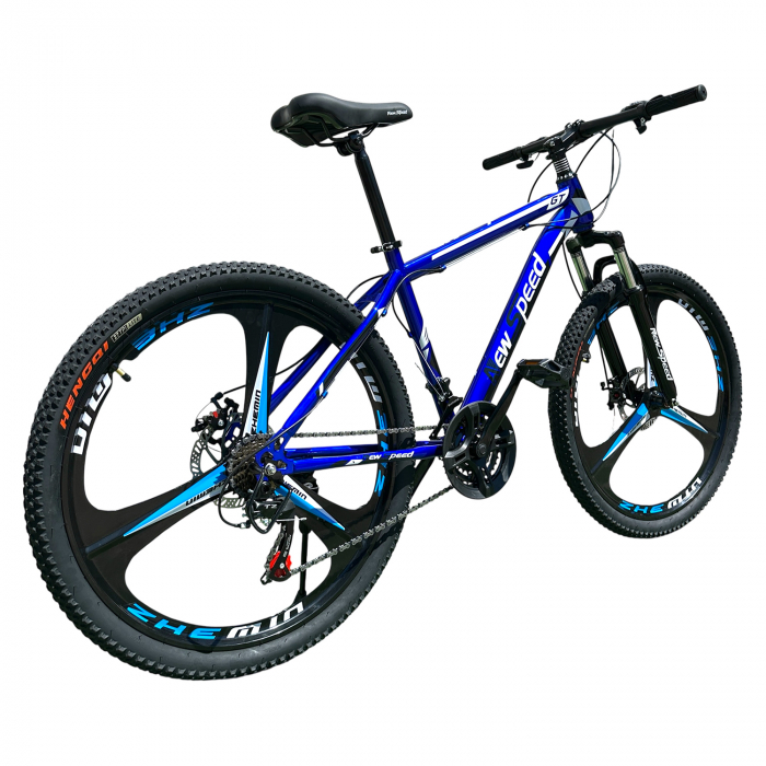 Bicicletă MTB New Speed, roți 24 sau 26 inch, 21 viteze, cadru oțel, frâne pe disc, NS55 [3]