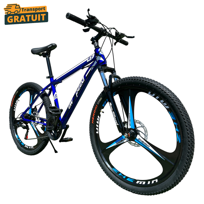 Bicicletă MTB New Speed, roți 24 sau 26 inch, 21 viteze, cadru oțel, frâne pe disc, NS55 [1]