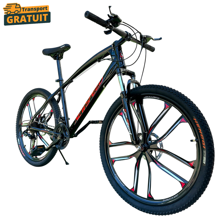 Bicicletă MTB New Speed, roți 24 sau 26 inch, 21 viteze, cadru oțel, frâne pe disc, NS57 [1]