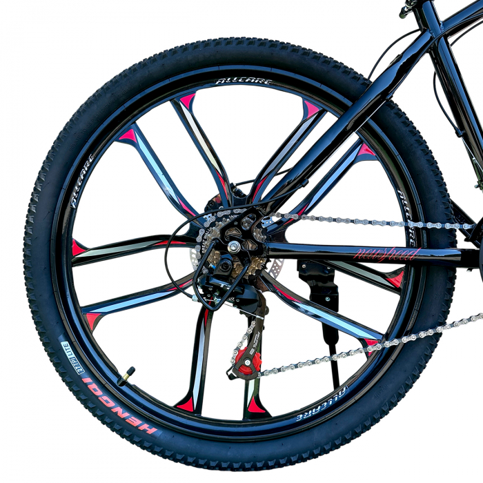 Bicicletă MTB New Speed, roți 24 sau 26 inch, 21 viteze, cadru oțel, frâne pe disc, NS57 [5]