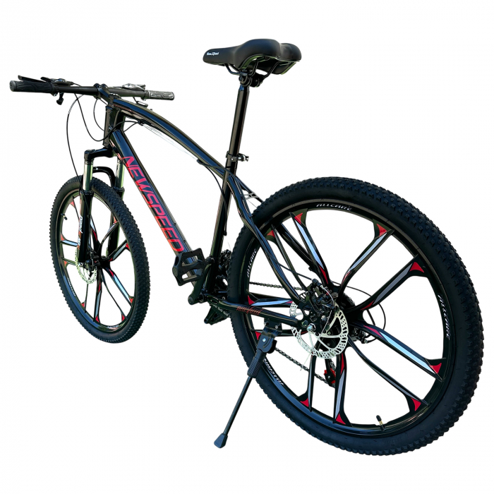 Bicicletă MTB New Speed, roți 24 sau 26 inch, 21 viteze, cadru oțel, frâne pe disc, NS57 [7]