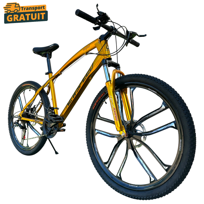 Bicicletă MTB New Speed, roți 24 sau 26 inch, 21 viteze, cadru oțel, frâne pe disc, NS59 [1]