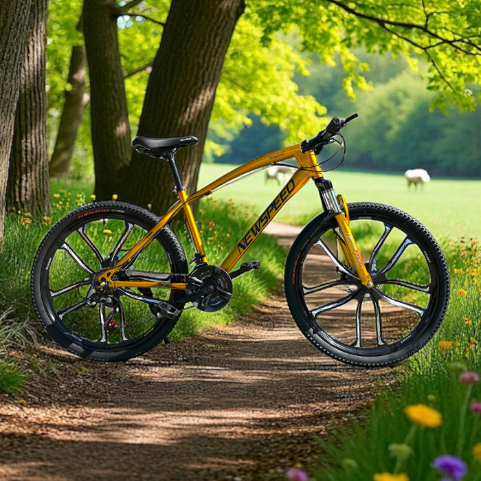 Bicicletă MTB New Speed, roți 24 sau 26 inch, 21 viteze, cadru oțel, frâne pe disc, NS59 [9]