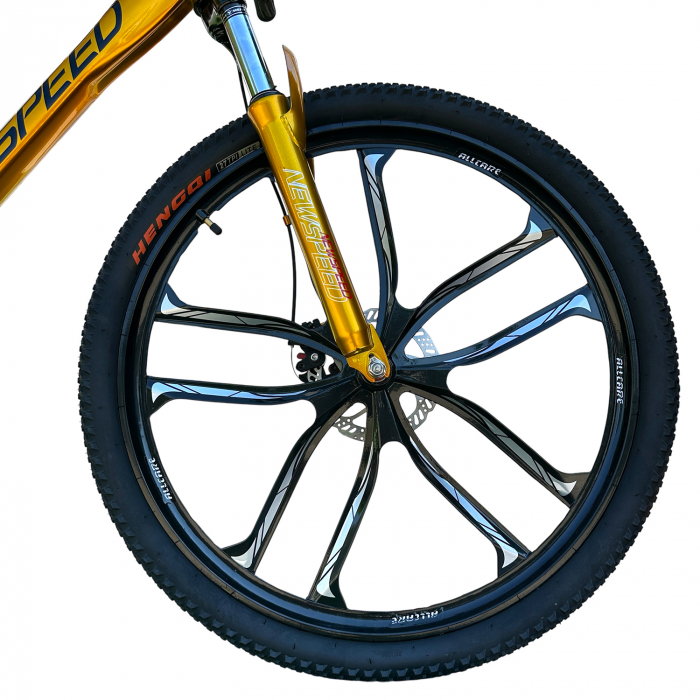 Bicicletă MTB New Speed, roți 24 sau 26 inch, 21 viteze, cadru oțel, frâne pe disc, NS59 [4]