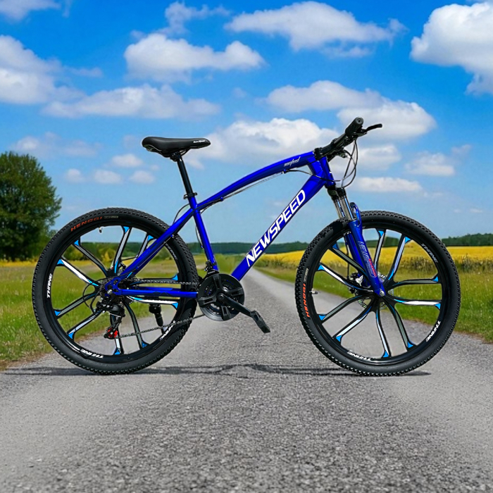 Bicicletă MTB New Speed, roți 24 sau 26 inch, 21 viteze, cadru oțel, frâne pe disc, NS61 [7]