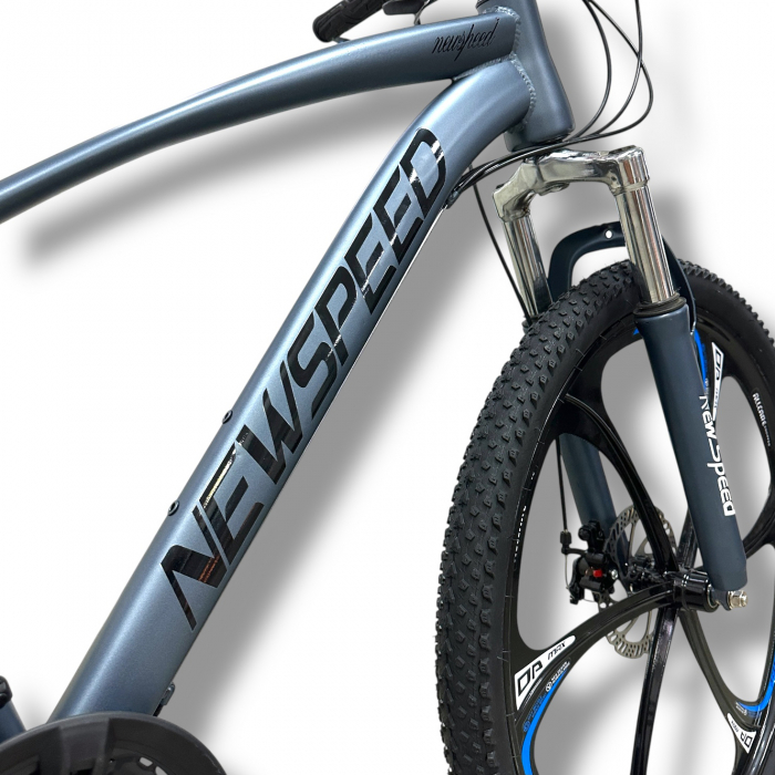 Bicicletă MTB New Speed, roți 24 sau 26 inch, 21 viteze, cadru oțel, frâne pe disc, NS63 [6]