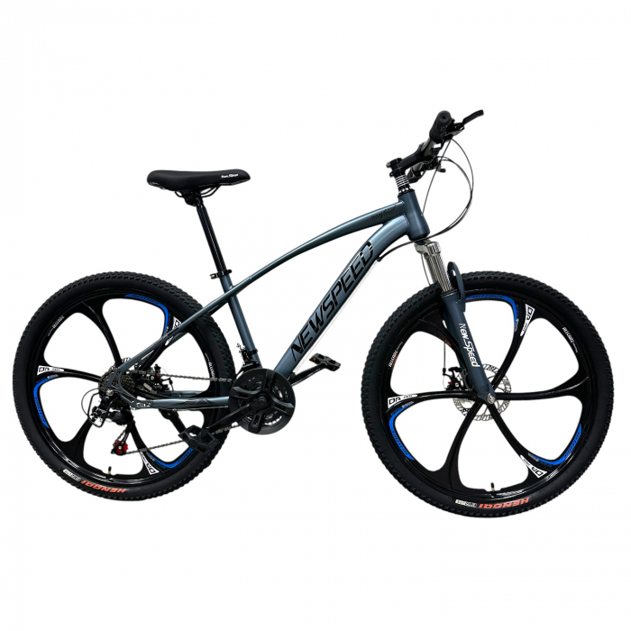 Bicicletă MTB New Speed, roți 24 sau 26 inch, 21 viteze, cadru oțel, frâne pe disc, NS63 [2]