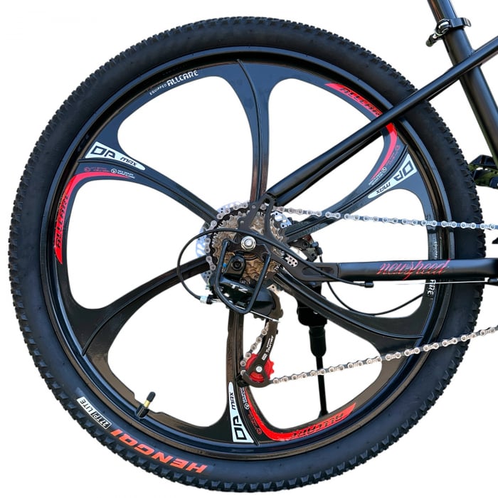 Bicicletă MTB New Speed, roți 24 sau 26 inch, 21 viteze, cadru oțel, frâne pe disc, NS65 [5]