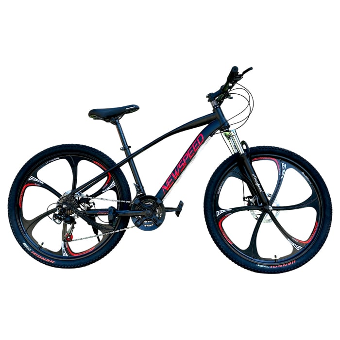 Bicicletă MTB New Speed, roți 24 sau 26 inch, 21 viteze, cadru oțel, frâne pe disc, NS65 [2]