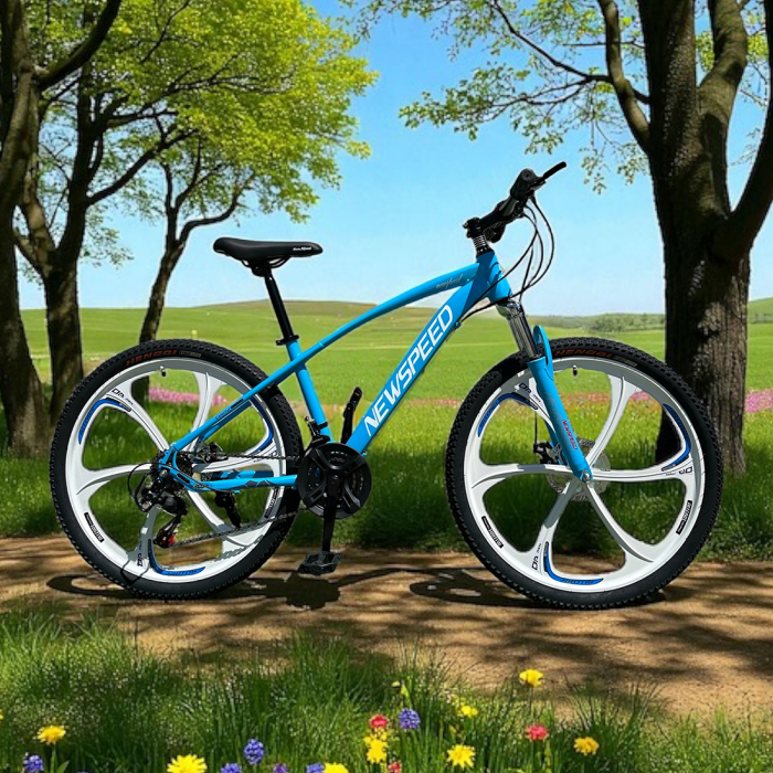 Bicicletă MTB New Speed, roți 24 sau 26 inch, 21 viteze, cadru oțel, frâne pe disc, NS67 [9]