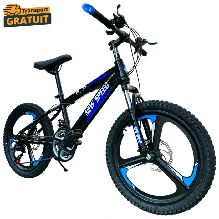 Bicicletă pentru Copii New Speed 20 inch, 21 Viteze, Frâne pe Disc, Roți Magneziu, NS05 [1]