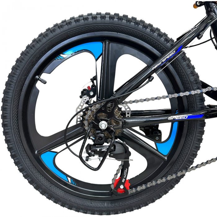 Bicicletă pentru Copii New Speed 20 inch, 21 Viteze, Frâne pe Disc, Roți Magneziu, NS01 [6]