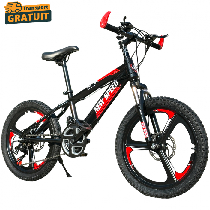 Bicicletă pentru Copii New Speed 20 inch, 21 Viteze, Frâne pe Disc, Roți Magneziu, NS08 [1]